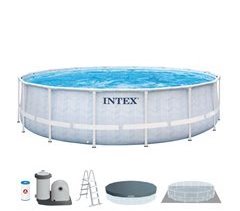 Piscina desmontable circular Chevron Prism Frame INTEX