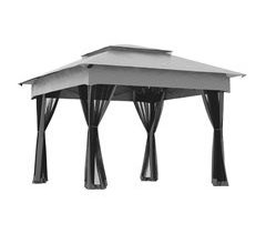 Carpa Plegable Metal, Poliéster Outsunny