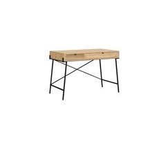 Mesa de escritorio ECRIN roble 2 cajones