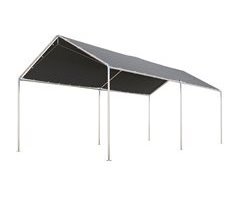 Cochera Exterior PE, Acero Galvanizado Outsunny