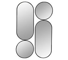 Set de 4 espejos de pared HANNA marca ECOANYA