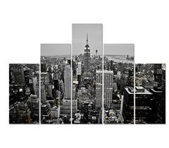 Canvas NY BYN 5 piezas marca Conforama 