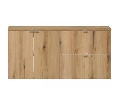 Mueble bajo lavabo Newport mural con 2 cajones y 2 puertas MDF 120