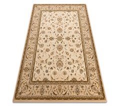 Alfombra de lana OMEGA ARIES flores  perla 200x300
