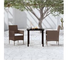 Juego de comedor para jardín cojines