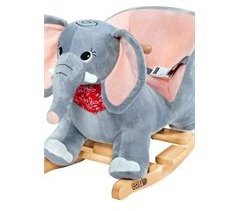Juguete mecedor de elefante de madera