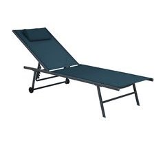 Acomoda Textil – Tumbona de Jardín Plegable y Reclinable. (1 Ud)