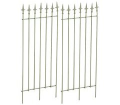 Set de 2 rejas para jardín Elisa