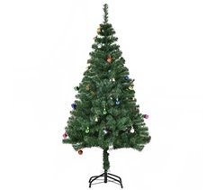 Árbol de Navidad PVC y metal HOMCOM, hogar - decoración hogareña