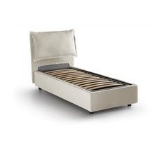 Cama de solteiro de tecido