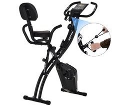 Bicicleta Estática Acero, ABS, plástico HOMCOM
