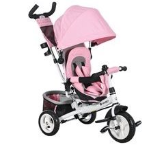 Triciclo para Bebés Metal, Poliéster HOMCOM