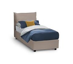 Cama de solteiro de tecido 180x220