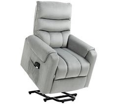 Sillón de Masaje Levantapersonas Poliéster, Espuma y Acero HOMCOM