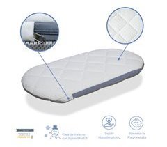 Colchon para Capazo bebe Transpirable 2 en 1