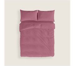 NATURALS - Funda Nórdica Lisa - Cierre con botones - 100% Algodón