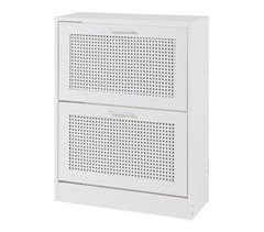 Zapatero Vesilahti con 2 puertas abatibles para 8 pares [en.casa]