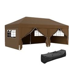 Carpa Plegable Acero, Tela Oxford Outsunny 590x295