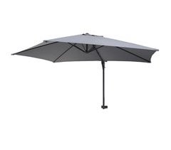 Sombrilla de pared para balcón terraza con poste basculante
