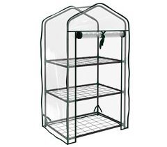 Invernadero de Jardín Acero, Plástico Outsunny