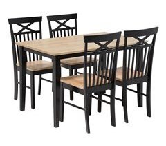 Beliani Conjunto de comedor HOUSTON