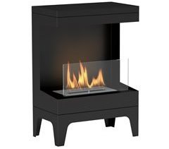 Chimenea de Bioetanol Acero HOMCOM, hogar - climatización