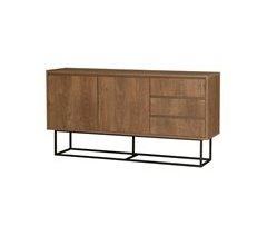 Consola efecto madera