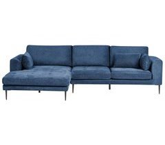 Beliani Sofá esquinero Poliéster FLAM