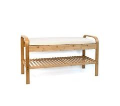 Banco zapatero MOA Vinthera  estante con asiento acolchado