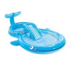 Centro de juego ballena con tobogán pulverizador de agua INTEX