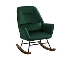 Mecedora reclinable con apoyo lumbar para interiores