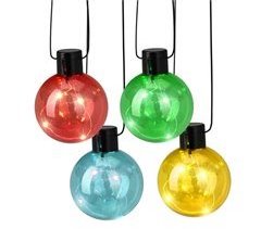 Well Home Cadena de luces LED con temporizador y 10 bombillas