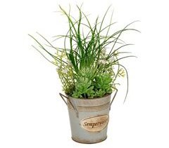 Maceta cactus artificial