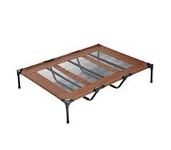 Cama Elevada para Perros Metal y Tela Oxford PawHut