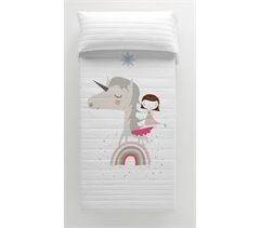 COLCHA BOUTI REVERSIBLE UNICORN