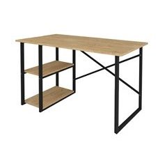 Mesa Escritorio Base Metal 2 Estantes