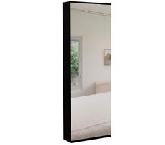 Zapatero Leto Montable en Pared con Espejo, Estilo Moderno