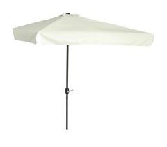 Parasol para Pared Metal, Poliéster Outsunny