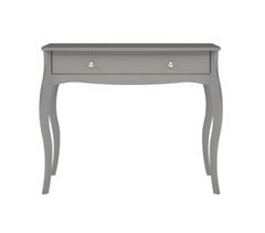 Consola con un cajón color gris VICKY