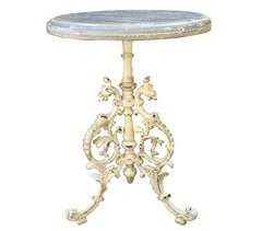 Mesa auxiliar de metal