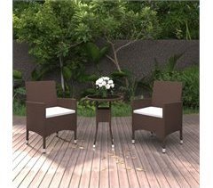 Juego de comedor de jardín   ratán sintético