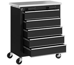 Carro de Herramientas Acero, Acero Inoxidable HOMCOM