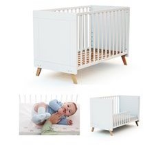 Cuna colecho Sakura convertible en cama (kit barandilla incluido)