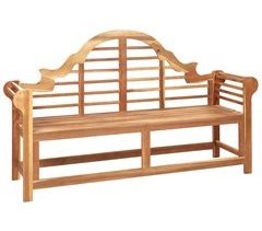 Beliani Banco Madera de acacia MARLBORO
