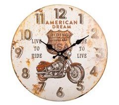 Reloj de pared de madera