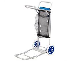 Carro de playa Porta Sillas Carrito Plegable Convertible Mesa