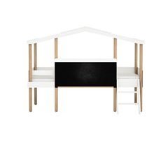Cama cabaña con pizarra + 1 cajón