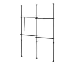 Perchero burro ropa telescópico Kemi Ajustable  4 x ganchos