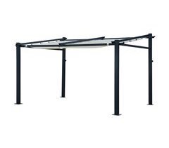 Pérgola mural FRÉJUS - estructura de aluminio 290x406