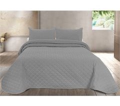 Colcha EGNA poliéster 135cm color gris